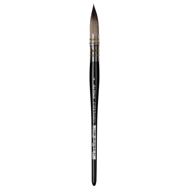 GREGORY DANIELS FINE ARTS INC da Vinci CASANEO Quill Wash, Extra Soft Synthetic, Watercolor, Series 498, Size 4