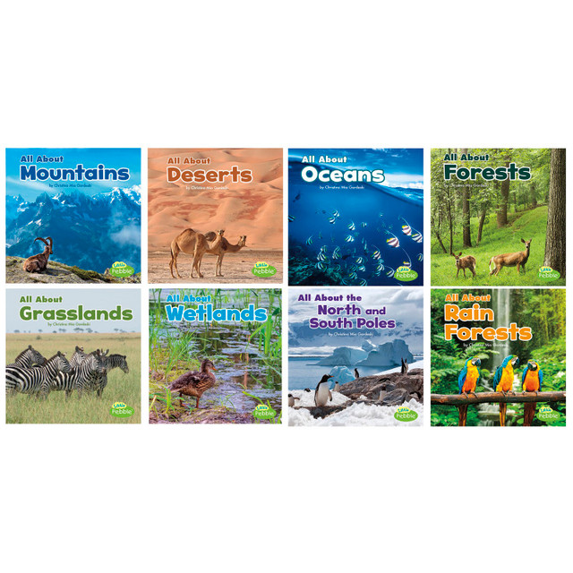 CAPSTONE / COUGHLAN PUB Little Pebble Habitats Book Set, Set of 8