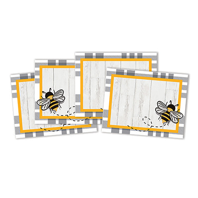 EUREKA Eureka® The Hive Self-Adhesive Name Tags, Pack of 40