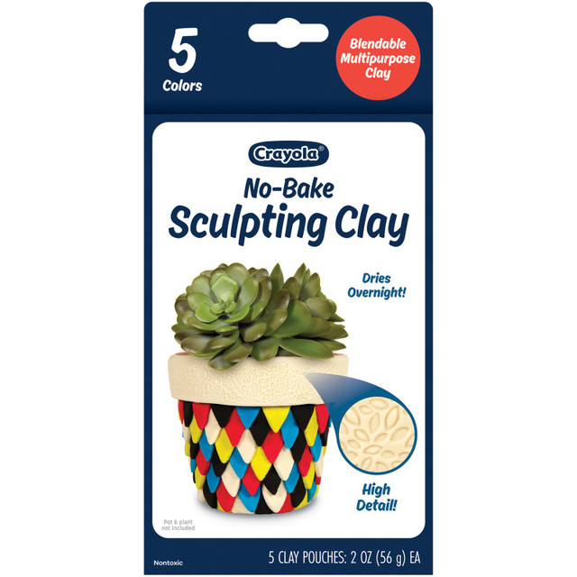 CRAYOLA LLC Crayola® Sculpting Clay, 5 Count