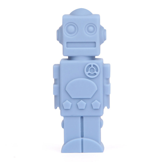 THE PENCIL GRIP The Pencil Grip™ Robot Silicone Chewable Pencil Topper