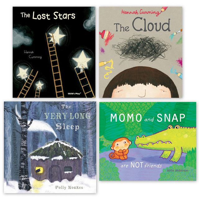 CHILDS PLAY BOOKS Child's Play Books Focusing on Feelings Soft Cover 4-Book Set