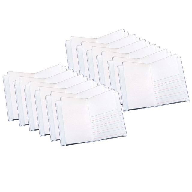 ASHLEY PRODUCTIONS Ashley Productions® Hardcover Blank Book Primary Lined, 6" x 8" Portrait, White, Pack of 12