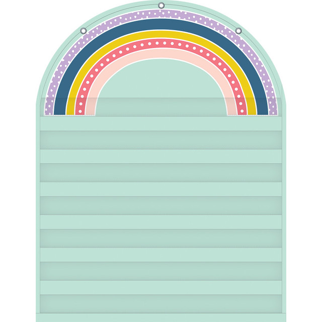 TEACHER CREATED RESOURCES Teacher Created Resources® Oh Happy Day Rainbow 7 Pocket Chart