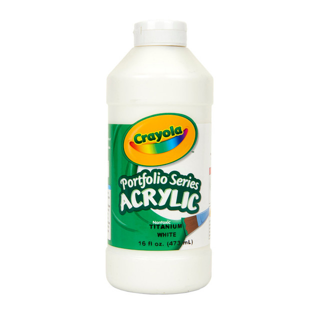 CRAYOLA LLC Crayola® Portfolio Series Acrylic Paint, 16 oz., White