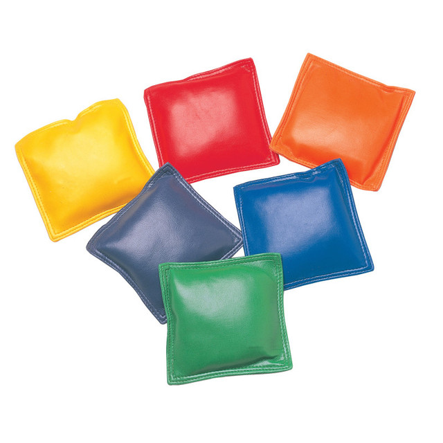 CHAMPION SPORTS Champion Sports Bean Bags, 5" x 5", Pack of 12