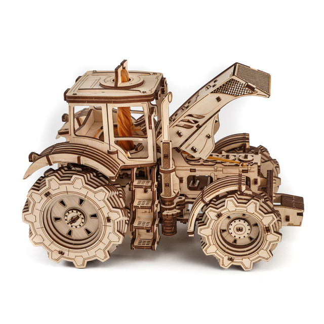 ARTVENTURE LLC EWA Eco-Wood-Art Tractor 3D Wooden STEM Construction Kit