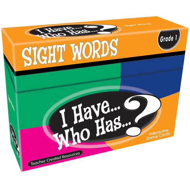 TEACHER CREATED RESOURCES Teacher Created Resources® I Have, Who Has Sight Words Game, Grade 1