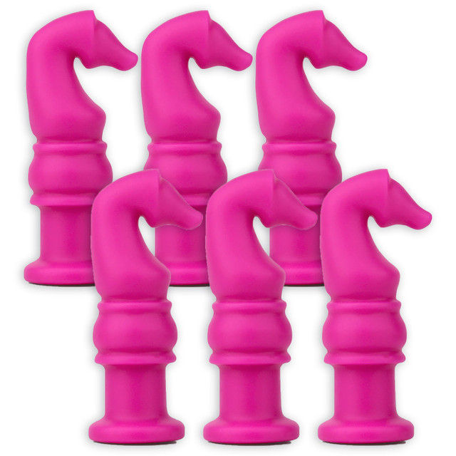 THE PENCIL GRIP The Pencil Grip™ Horse Silicone Chewable Pencil Topper, Pack of 6