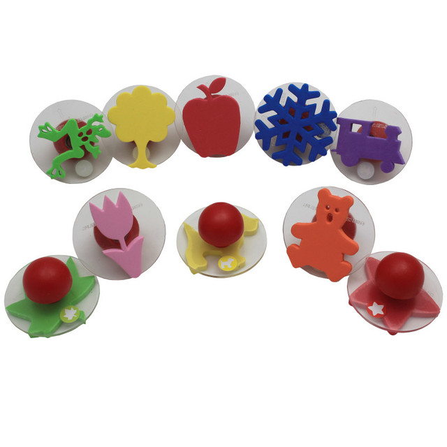 LEARNING ADVANTAGE READY 2 LEARN™ Giant Stampers - Imaginative Play - Set 2 - Set of 10