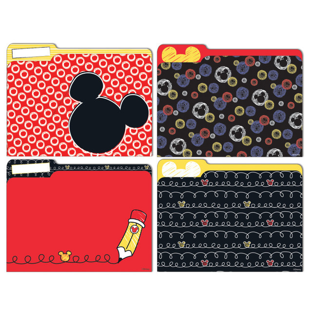 EUREKA Eureka® Mickey® Color Pop! File Folders, Pack of 4