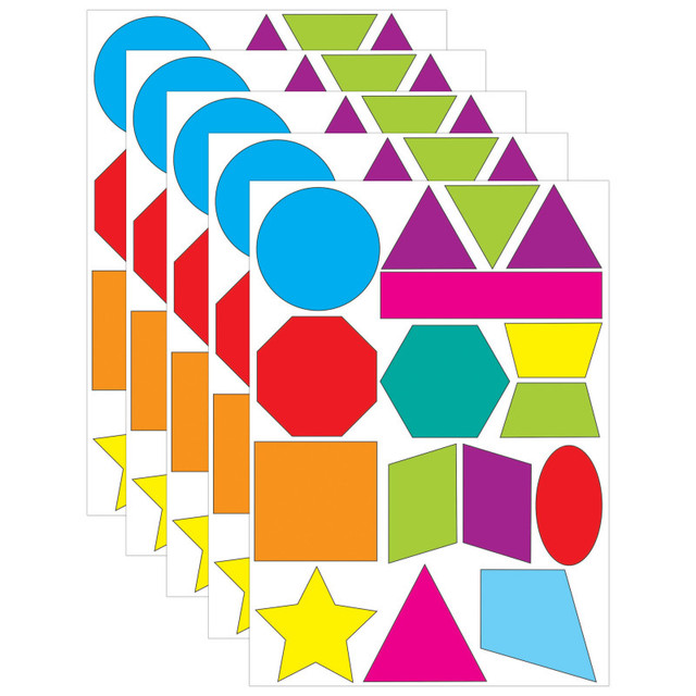 ASHLEY PRODUCTIONS Ashley Productions® Math Die-Cut Magnets, Shapes, 16 Per Pack, 5 Packs
