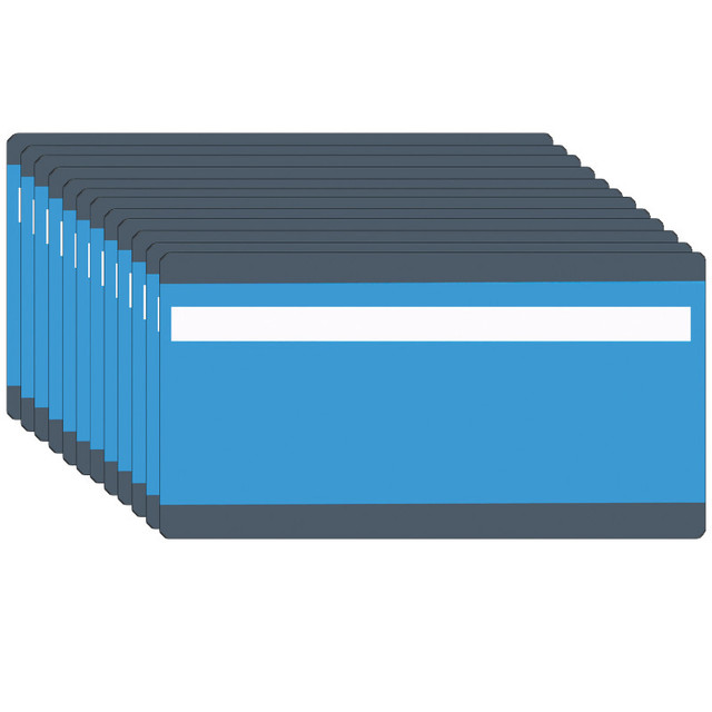 ASHLEY PRODUCTIONS Ashley Productions® Cut-Out Window Blue Trakker Reading Guide, 3-3/4" x 7-1/4", Pack of 12