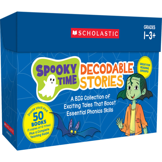 SCHOLASTIC TEACHING RESOURCES Scholastic Teaching Solutions Spooky Time Decodable Stories (Multiple-Copy Set) SCHOLASTIC TEACHING RESOURCES Scholastic Teaching Solutions Spooky Time Decodable Stories (Multiple-Copy Set)