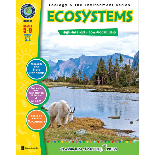 CLASSROOM COMPLETE PRESS Classroom Complete Press Ecosystems Resource Book, Grade 5-8