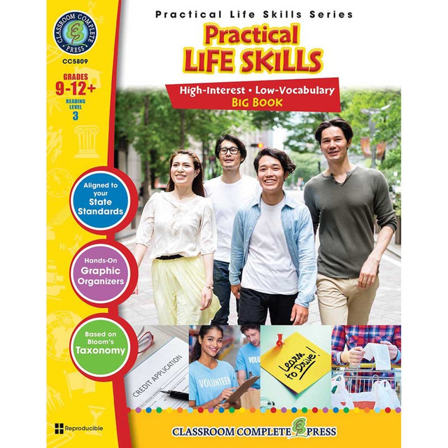 CLASSROOM COMPLETE PRESS Classroom Complete Press Real World Life Skills: Practical Life Skills Big Book, Grade 9-12
