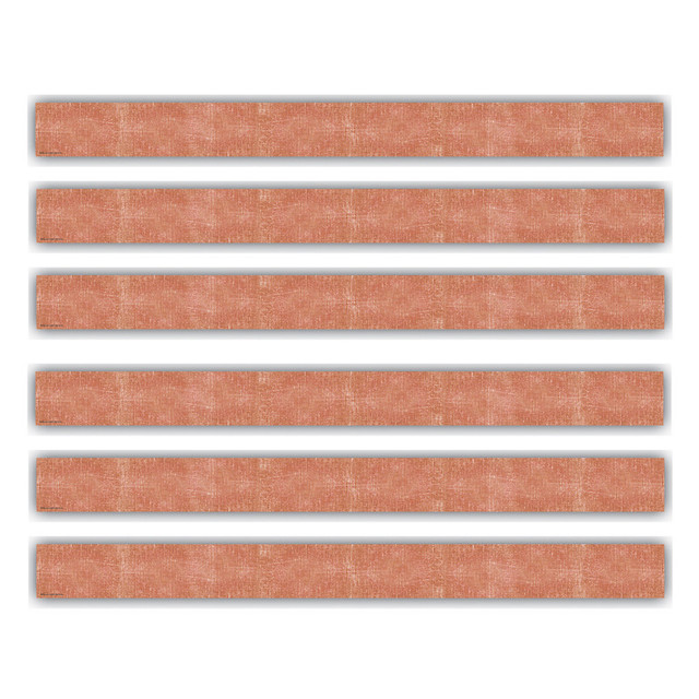 TEACHER CREATED RESOURCES Teacher Created Resources® Moving Mountains Terra Cotta Straight Border Trim, 35 Feet Per Pack, 6 Packs