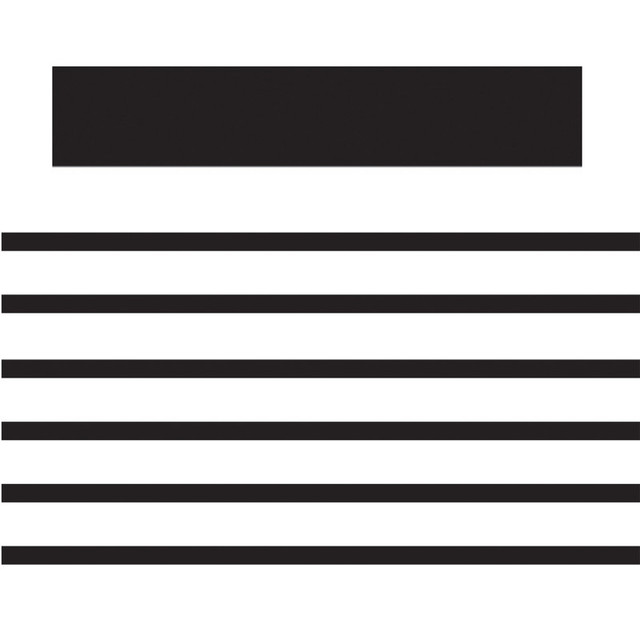 ASHLEY PRODUCTIONS Ashley Productions® Mini Magnetic Magi-Strips, Black, 24 Feet Per Pack, 6 Packs