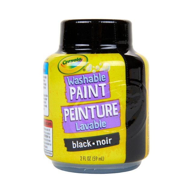 CRAYOLA LLC Crayola® Washable Paint, 2oz, Black
