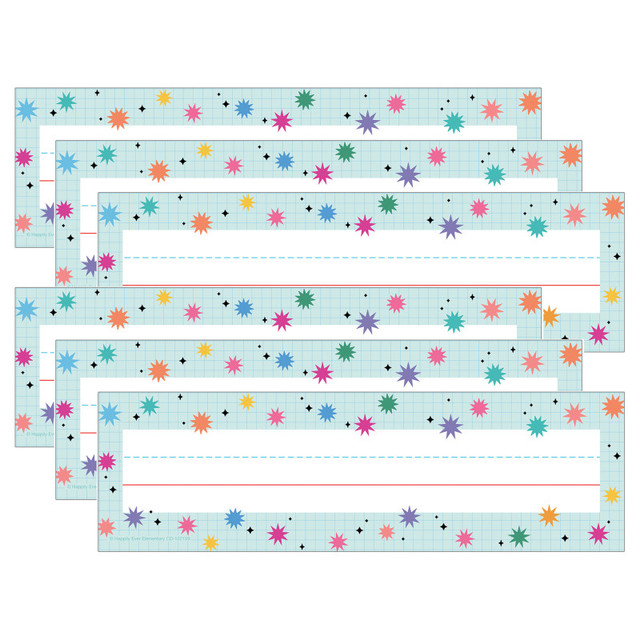 CARSON DELLOSA EDUCATION Carson Dellosa Education Retro Remix Name Plates, 36 Per Pack, 6 Packs