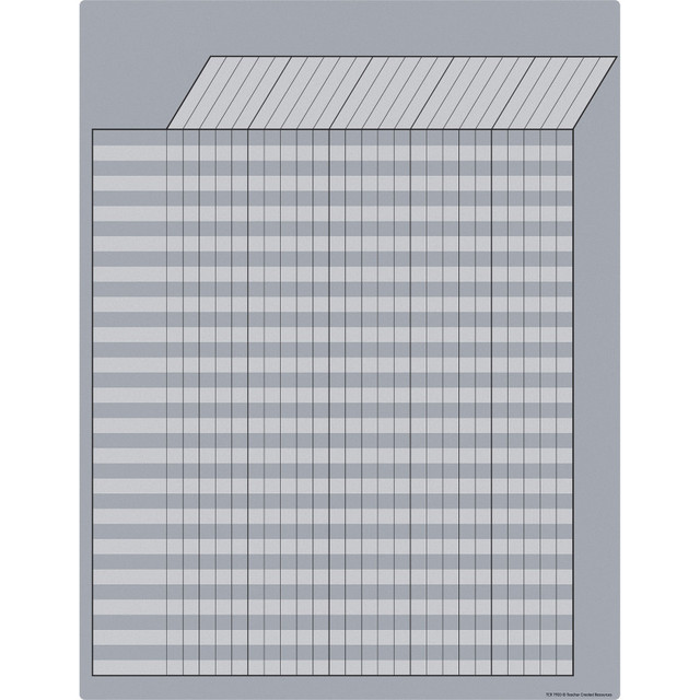 TEACHER CREATED RESOURCES Teacher Created Resources® Gray Incentive Write-On/Wipe-Off Chart