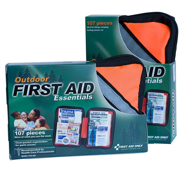 ACME UNITED CORPORATION First Aid Only® Outdoor First Aid Kit, 107 Piece, Fabric Case
