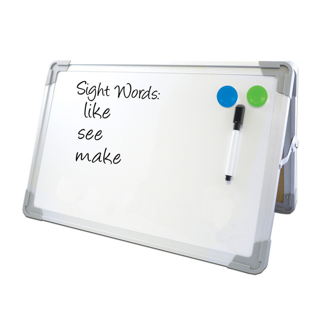 FLIPSIDE Flipside Products Desktop Easel Set with Pen and Two Magnets, 20" x 16"