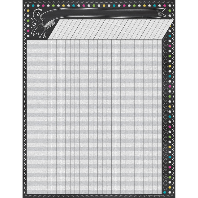 TEACHER CREATED RESOURCES Teacher Created Resources® Chalkboard Brights Incentive Chart