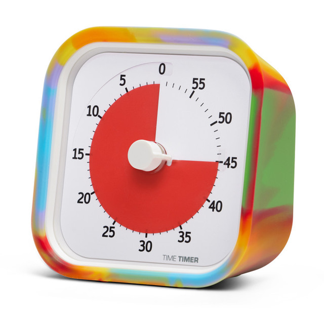 TIME TIMER LLC Time Timer® MOD 60-Minute Timer, Tie-Dye