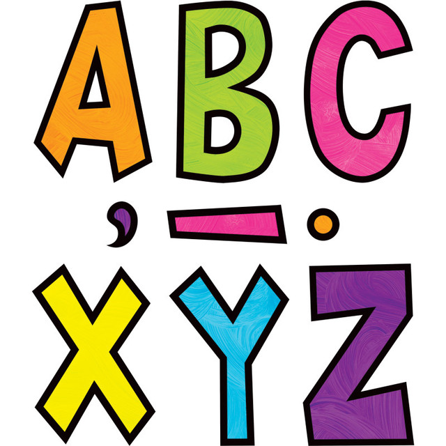 TEACHER CREATED RESOURCES Teacher Created Resources® Brights 4Ever 7" Fun Font Letters, Pack of 120