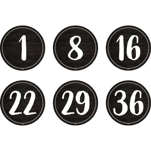 TEACHER CREATED RESOURCES Teacher Created Resources® Spot On Floor Markers Modern Farmhouse Numbers 1-36, 4"