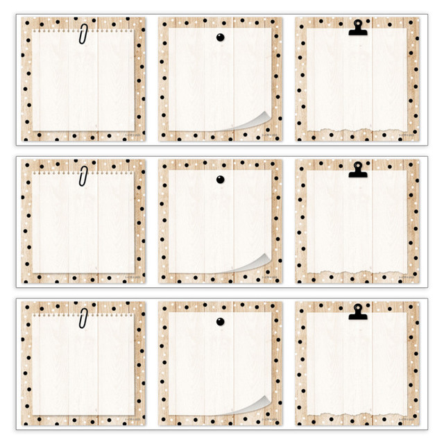 CREATIVE TEACHING PRESS Creative Teaching Press® Core Decor Polka Dots on Wood 3" Designer Cut-Outs, 36 Per Pack, 3 Packs