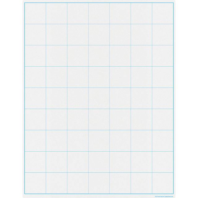 TEACHER CREATED RESOURCES Teacher Created Resources® Graphing Grid Large Squares Write-on/Wipe-off Chart