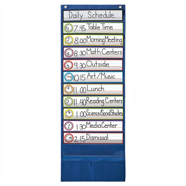 CARSON DELLOSA EDUCATION Carson Dellosa Education Deluxe Scheduling Pocket Chart