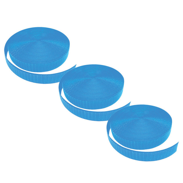 TEACHER CREATED RESOURCES Teacher Created Resources® Spot On Aqua Carpet Marker Strip, 25 Feet, Pack of 3