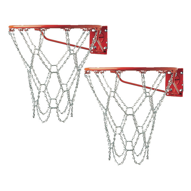CHAMPION SPORTS Champion Sports Steel Chain Basketball Net, Pack of 2