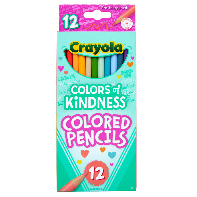 CRAYOLA LLC Crayola® Colors of Kindness Colored Pencils, 12 Count