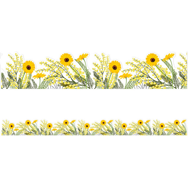 EUREKA Eureka® The Hive Floral Extra Wide Deco Trim®, 37 Feet