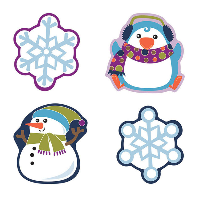 CARSON DELLOSA EDUCATION Carson Dellosa Education Winter Mix Cut-Outs, Pack of 36
