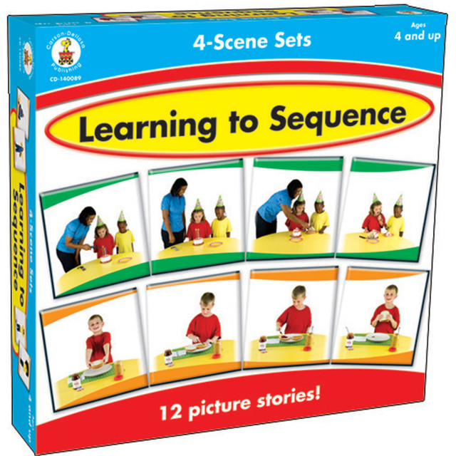 CARSON DELLOSA EDUCATION Carson Dellosa Education Learning to Sequence Game, 4-Scene Sets