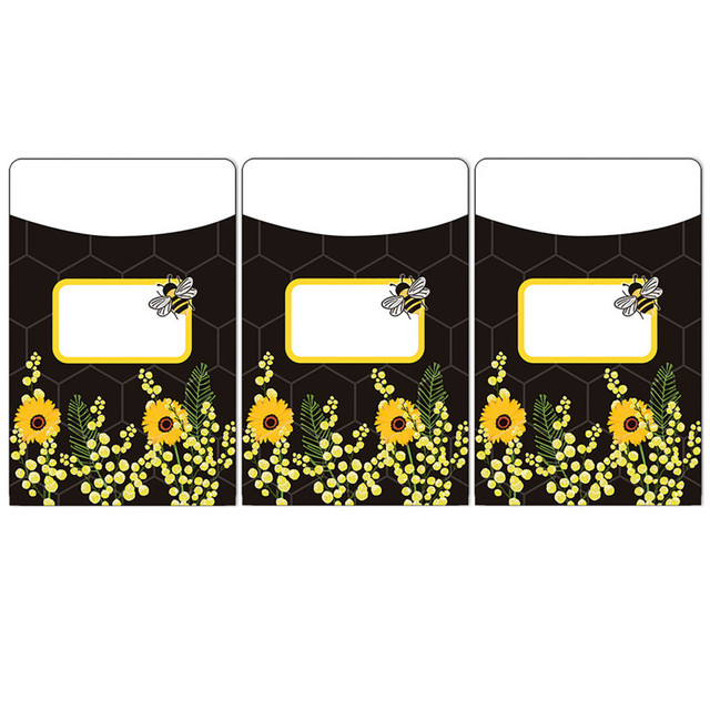 EUREKA Eureka® The Hive Library Pockets, 35 Per Pack, 3 Packs