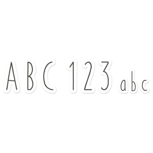 EUREKA Eureka® A Close-Knit Class Simple Print Deco Letters, 246 Pieces