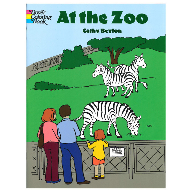 DOVER PUBLICATIONS Dover Coloring Book At The Zoo Coloring Book