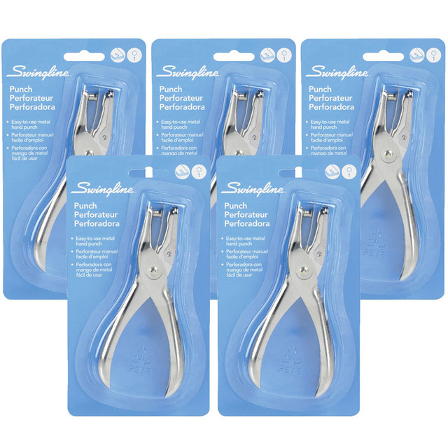 ACCO INTERNATIONAL INC. Swingline® One Hole Paper Punch, Pack of 5