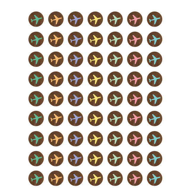 TEACHER CREATED RESOURCES Teacher Created Resources® Travel the Map Airplanes Mini Stickers, Pack of 378