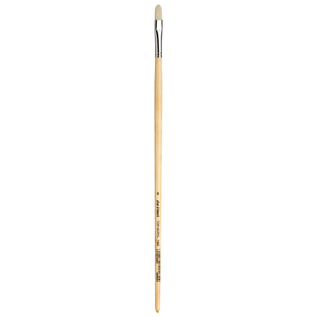 GREGORY DANIELS FINE ARTS INC da Vinci TOP-ACRYL White Brush, Synthetic, Acrylic & Oil, Filbert, Series 7482, Size 6