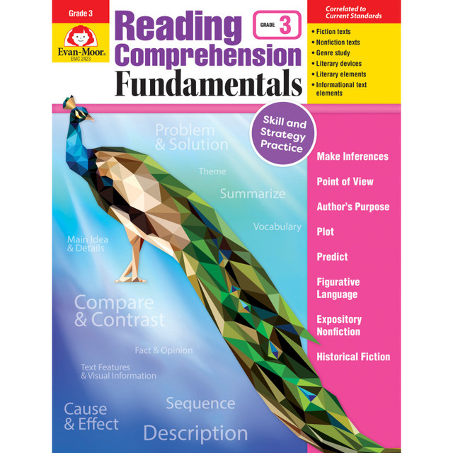 CARSON DELLOSA EDUCATION Evan-Moor Educational Publishers Reading Comprehension Fundamentals, Grade 3