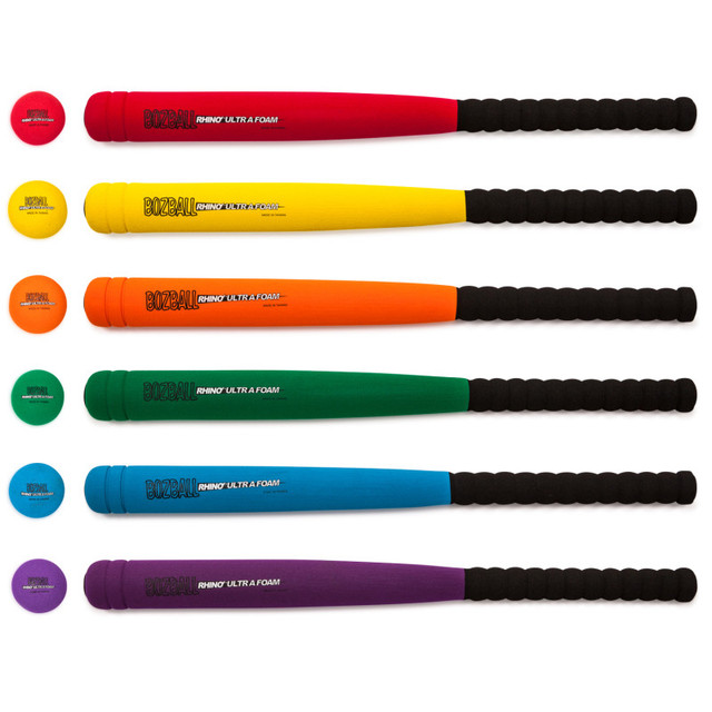 CHAMPION SPORTS Champion Sports Rhino® Ultra Foam 29-Inch Bat & Ball Set, Set of 6