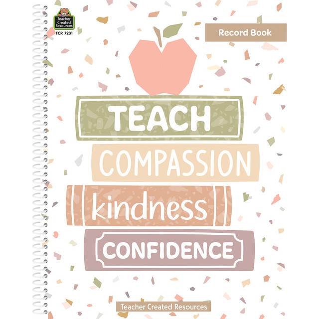 TEACHER CREATED RESOURCES Teacher Created Resources® Terrazzo Tones Record Book