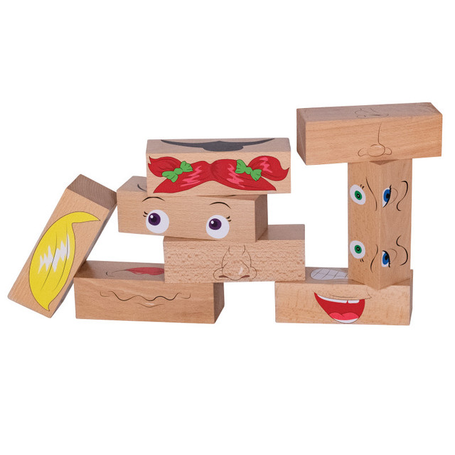 LEARNING ADVANTAGE The Freckled Frog How Am I Feeling Blocks - Set of 8